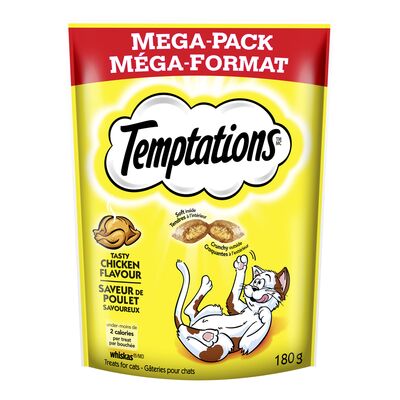 Temptations Classic Crunchy and Soft Cat Treats 180g 