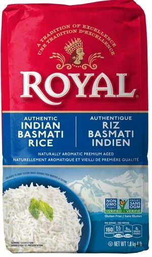 Royal Indian Basmati Rice 4lb