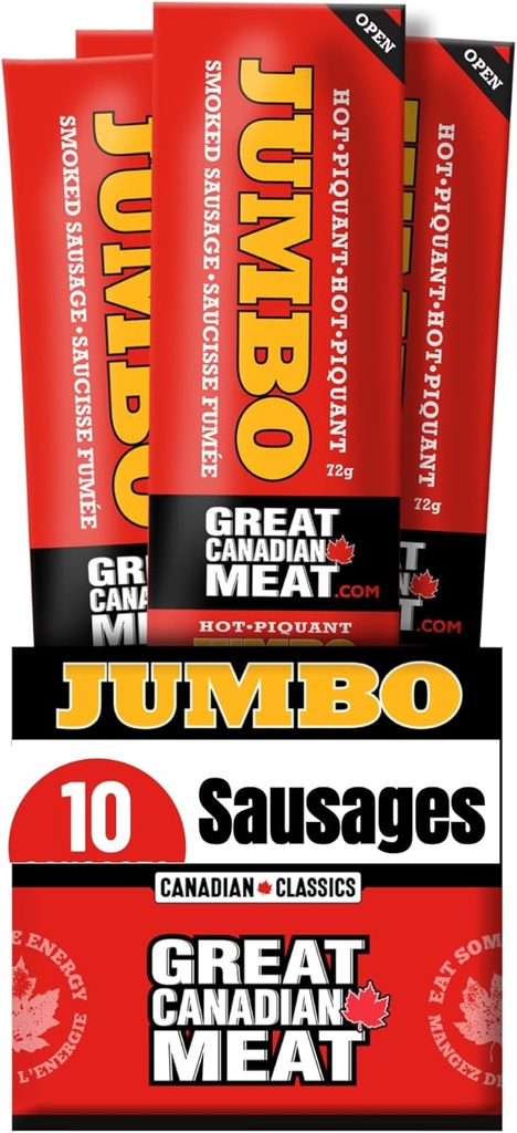 GC Meat Jumbo Hot Smoked Sausage 72g