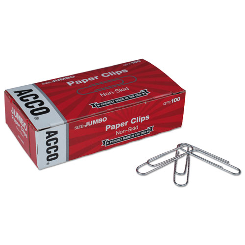 Non Skid Standard Paper Clips Jumbo