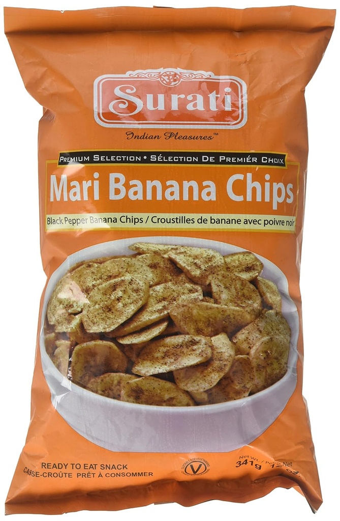 Surati Mari Banana Chips 341g