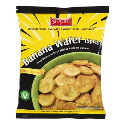 Shalini Spicy Banana Wafers 150g