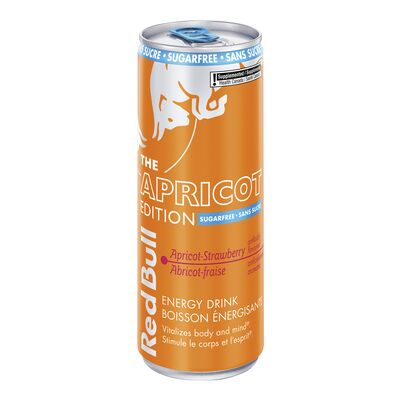Redbull Energy Drink Sugarfree Apricot 250ml