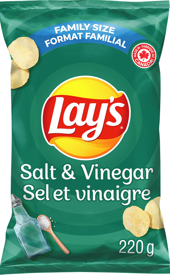 Lay's Salt & Vinegar 220g