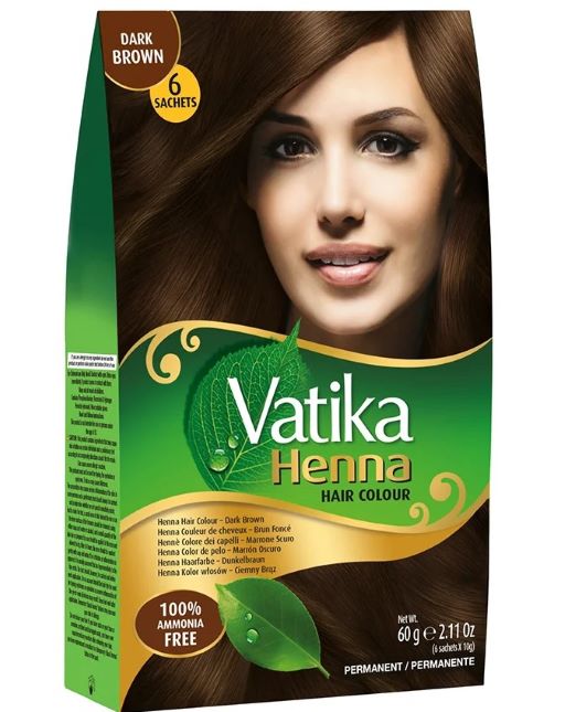 Vatika Henna Hair Color Dark Brown 60g
