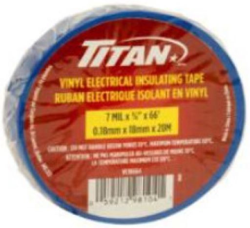 Titan Electrical Tape 18mmX20m Blue