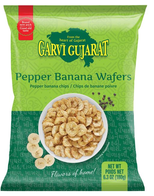 Garvi Gujrat Pepper Banana Chips180g
