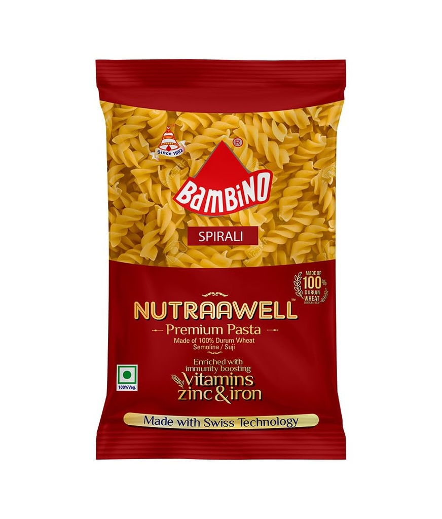 Bambino Spiralli Pasta 500g